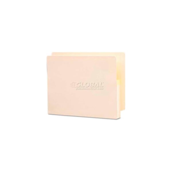 Smead Smead 1-3/4" Accordion Expansion End Tab File Pocket, Straight Tab, Ltr, Manila, 25/Bx 75114 - main